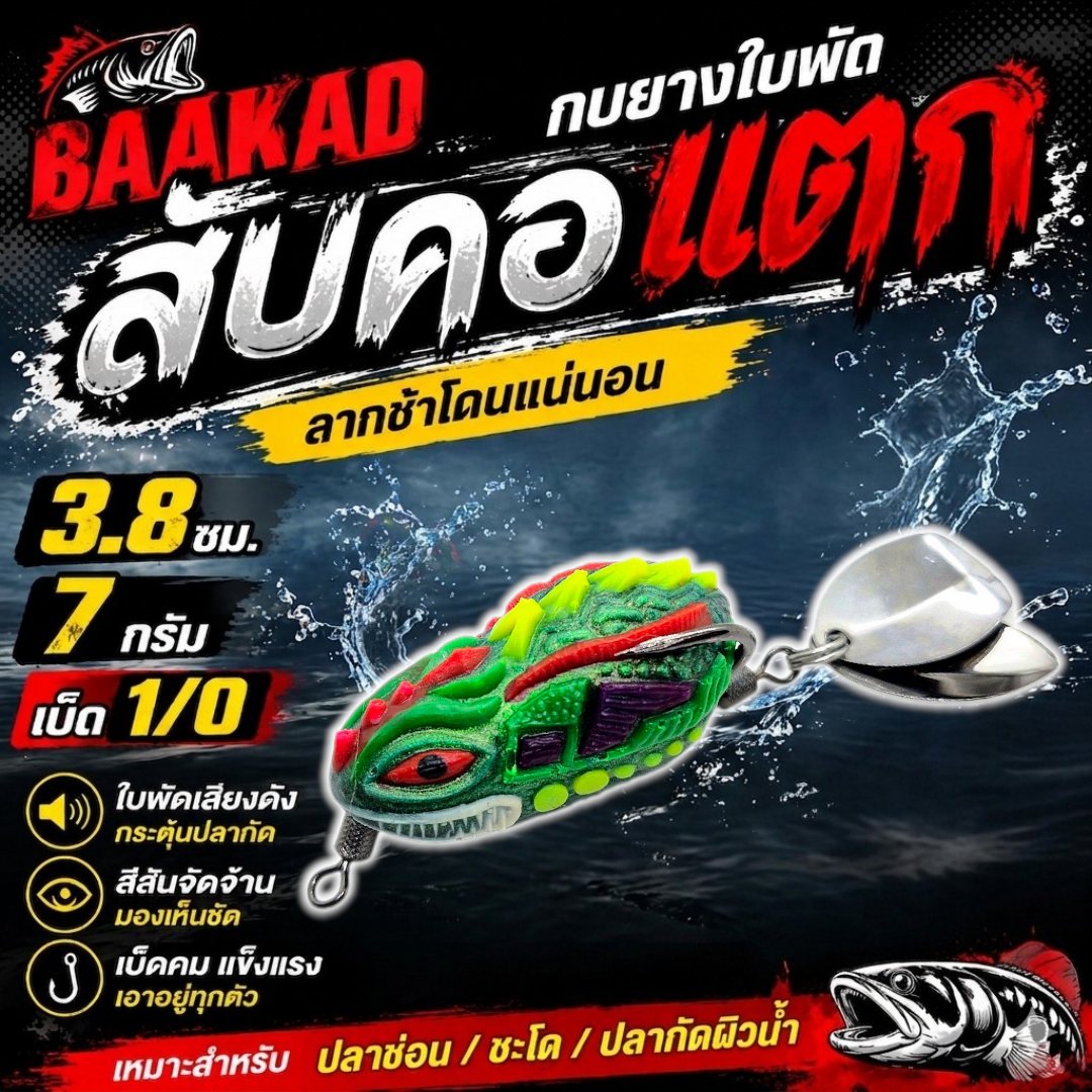 สับคอแตก เบ็ด SNS 1/0 รูปที่ 4