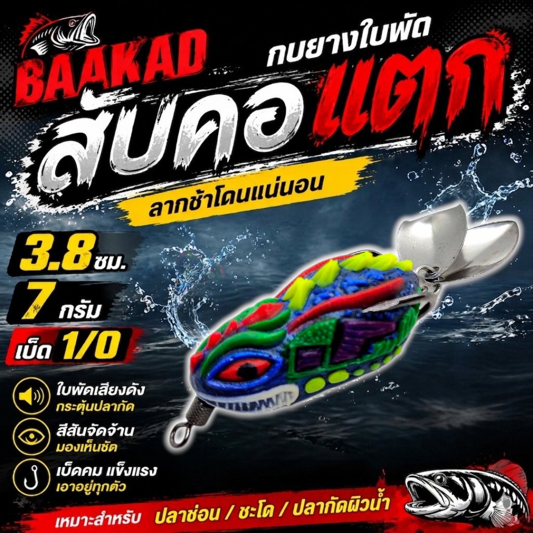สับคอแตก เบ็ด SNS 1/0 รูปที่ 7